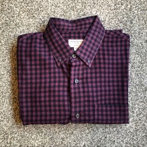 Club Monaco slim fit long sleeve button up shirt